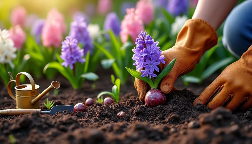 erfahren sie, wie sie hyazinthen richtig pflanzen und pflegen, um im frühling eine farbenfrohe und blühende gartenpracht zu genießen.