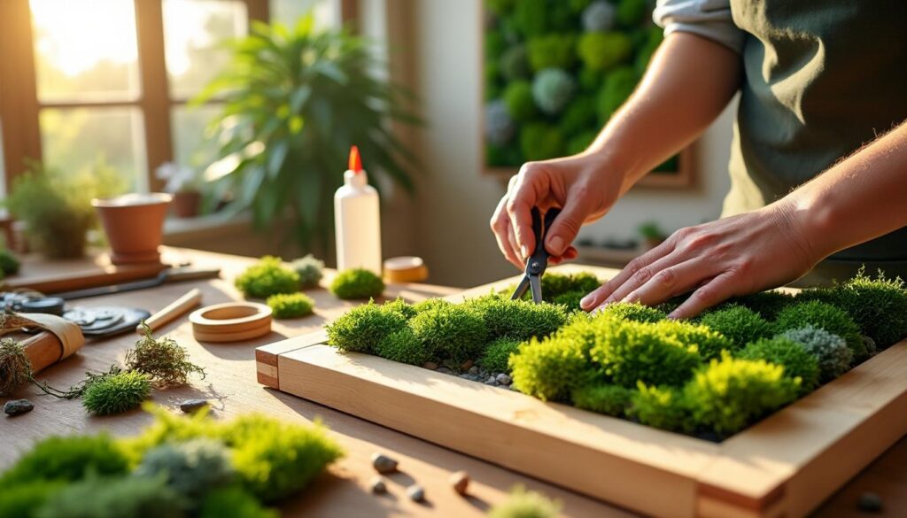 entdecken sie eine kreative anleitung, um ihr eigenes moosbild zu gestalten und einzigartige wanddekorationen selbst zu machen. einfach, nachhaltig und individuell!